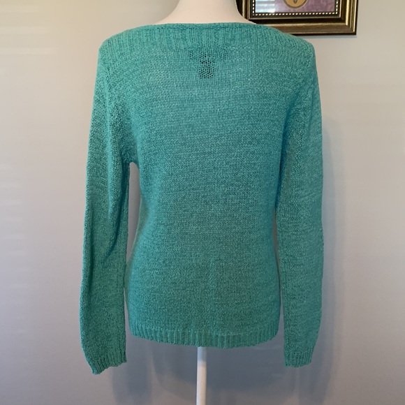Norton Studio ribbed mint green sweater size S - Picture 2 of 10